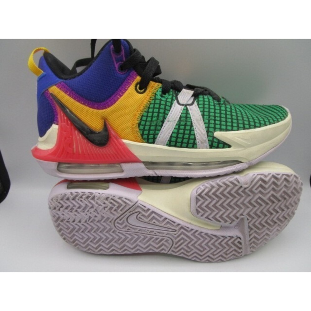 Nike Lebron Witness 7 DM1123-501 Men's Size 8 Multicolor Basketball Shoes